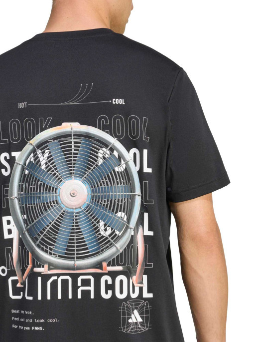 ADIDAS PERFORMANCE Тениска CLIMACOOL TECH TRAINING GRAPHIC