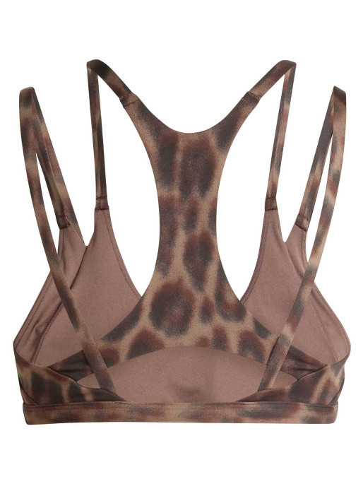 ADIDAS Спортен сутиен Optime Leopard Strappy