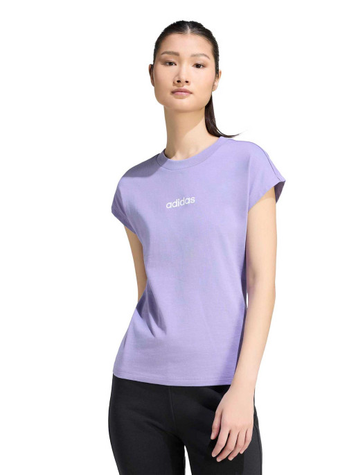 ADIDAS Тениска ESSENTIALS LINEAR COTTON T-SHIRT