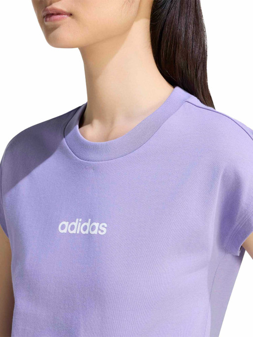 ADIDAS Тениска ESSENTIALS LINEAR COTTON T-SHIRT