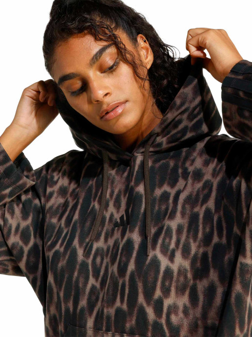 ADIDAS Суитшърт Seasonal Essentials Leopard Print