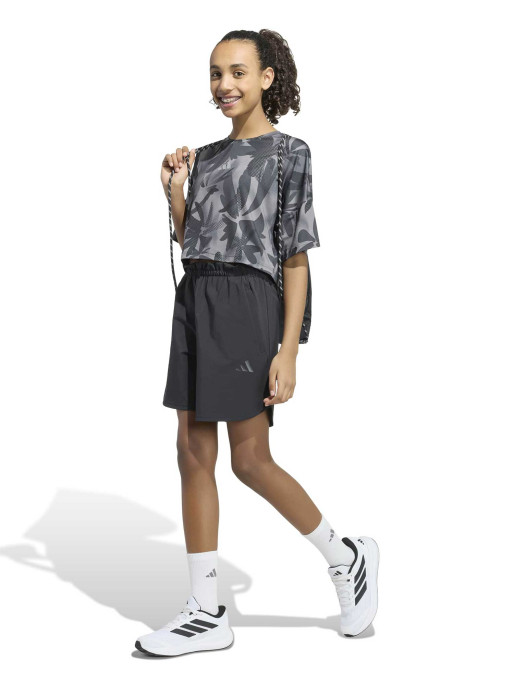 ADIDAS Тениска SPORT ICONS ALLOVER PRINTED CROPPED