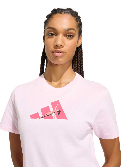 ADIDAS Тениска SOFT SPORTS GRAPHIC TSHIRT