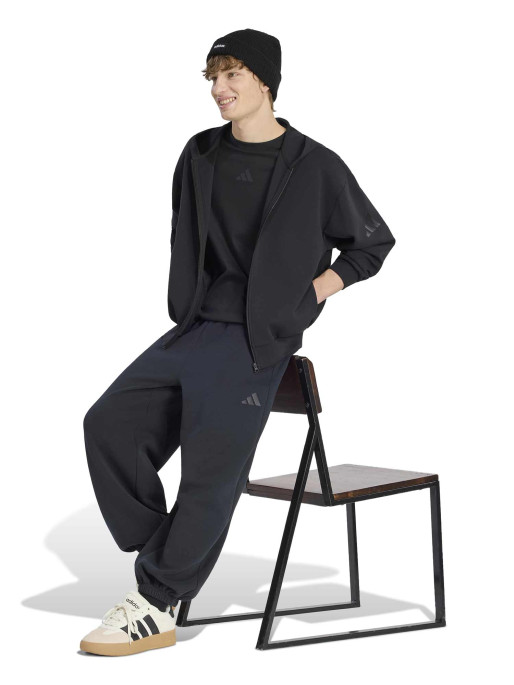 ADIDAS Суитшърт SOFT LUX FULL-ZIP HOODIE