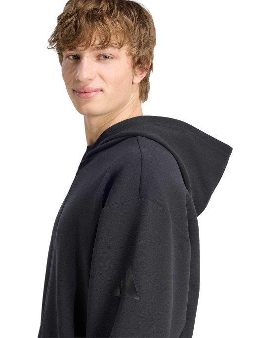 ADIDAS Суитшърт SOFT LUX FULL-ZIP HOODIE