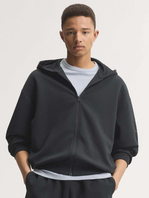 ADIDAS Суитшърт SOFT LUX FULL-ZIP HOODIE