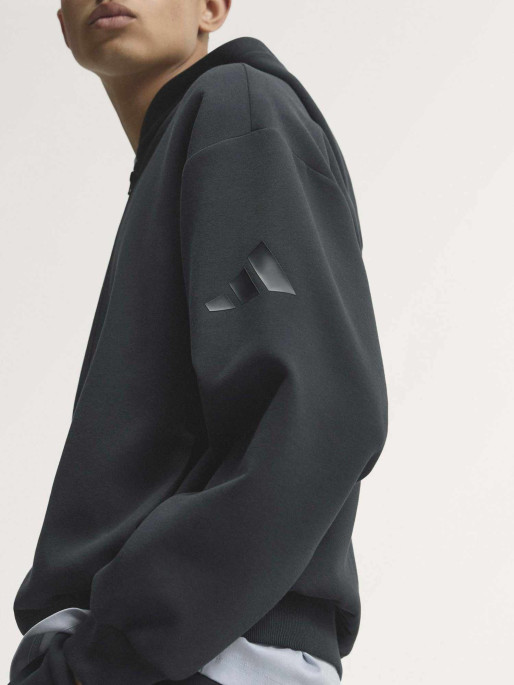 ADIDAS Суитшърт SOFT LUX FULL-ZIP HOODIE