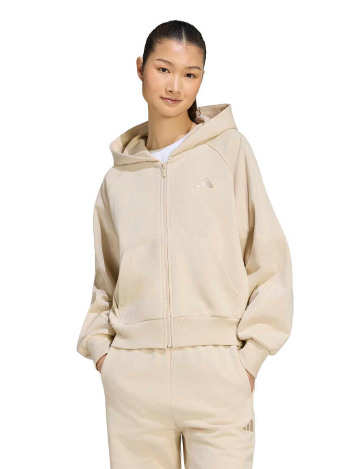 ADIDAS Суитшърт KIT SMALL LOGO FULL ZIP HOODIE