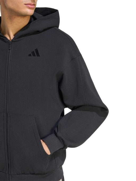 ADIDAS Суитшърт KIT SMALL LOGO FULL-ZIP HOODIE
