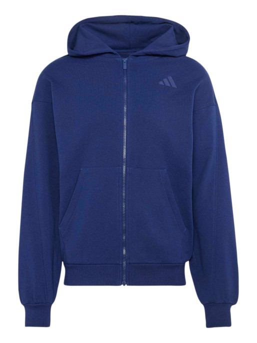 ADIDAS Суитшърт KIT SMALL LOGO FULL-ZIP HOODIE