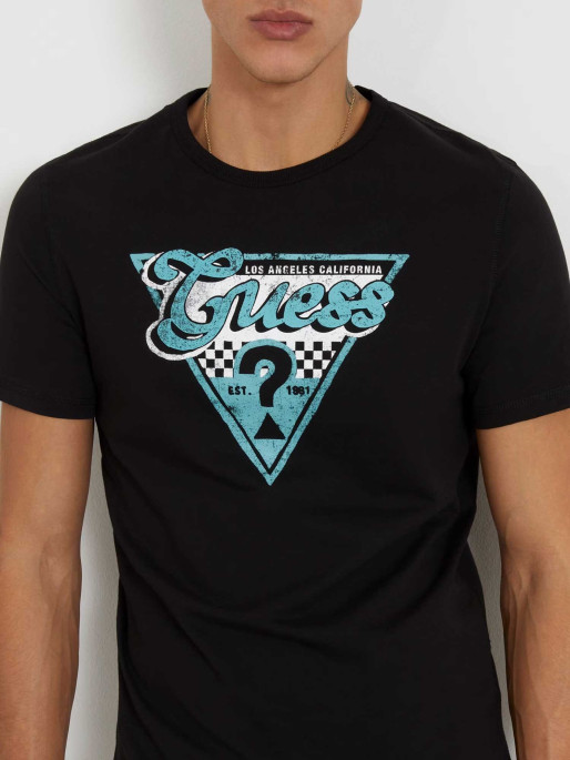 GUESS SS CN TRIANGLE T-shirt