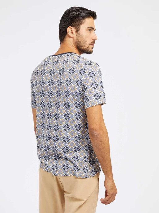 GUESS SS CN G CHAIN AOP TE T-shirt