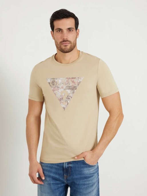 GUESS Tricou Ss Cn Triangle GEL P
