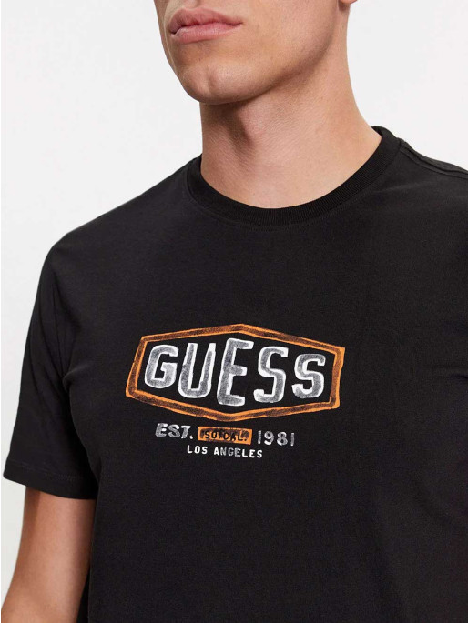 GUESS Tricou Ss Cn Box Crac