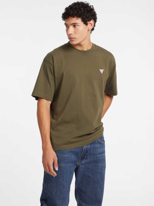 GUESS JEANS GJ SS CN OS MINI TRIANGLE TEE