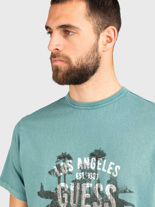 GUESS Tricou Ss Cn Treated Guess