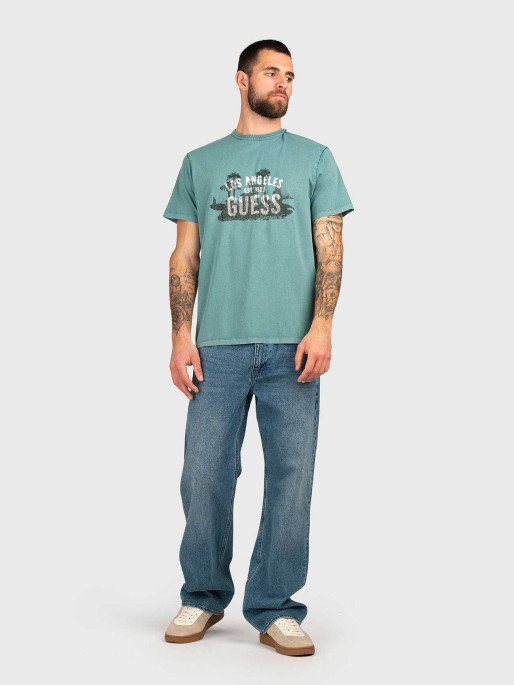 GUESS Tricou Ss Cn Treated Guess
