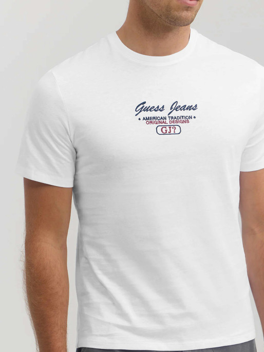 GUESS JEANS Tricou Gj Ss Cn Slim Script