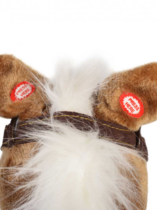 MONI Люлка плюшена кон Chipper