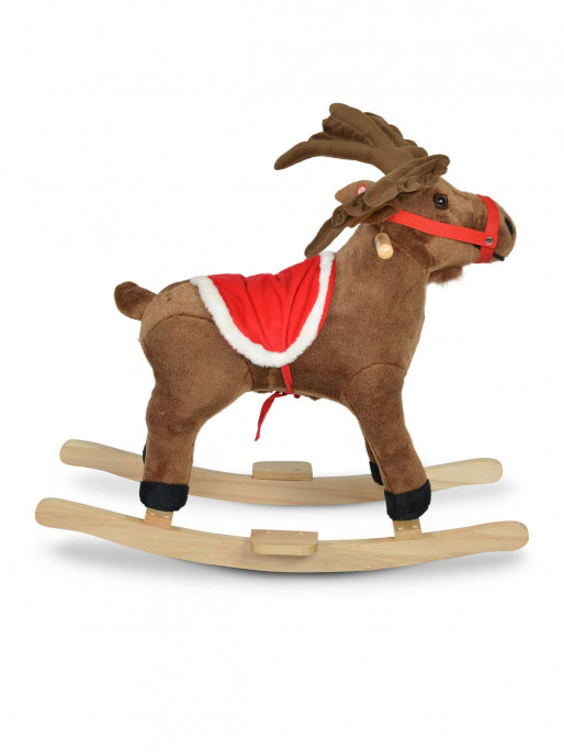 MONI Rocking plush reindeer Rudolf