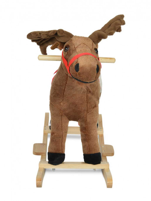 MONI Rocking plush reindeer Rudolf