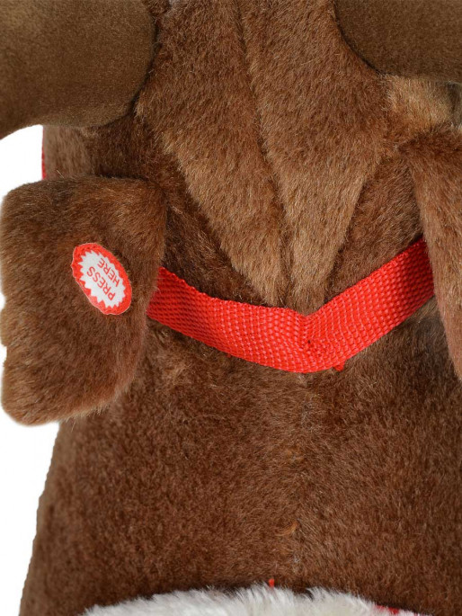 MONI Rocking plush reindeer Rudolf