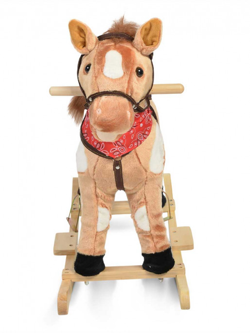 MONI Люлка плюшена кон Thunder