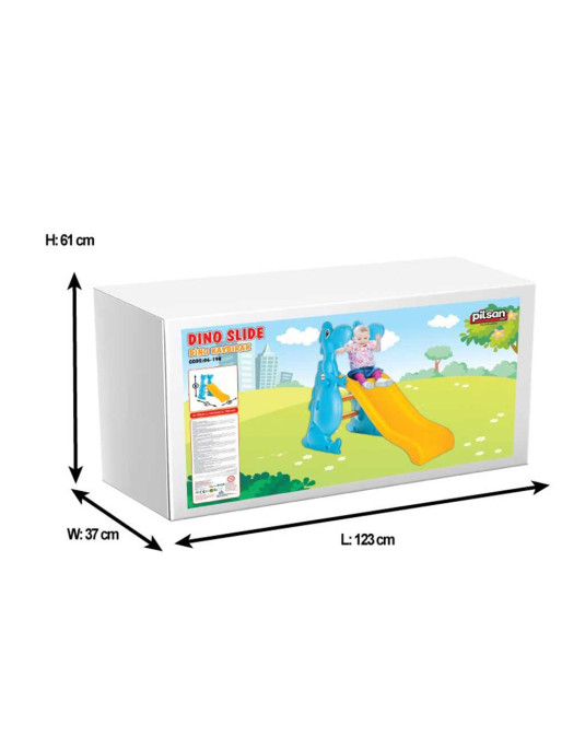 MONI Пързалка 123 cm Happy Dino 06198