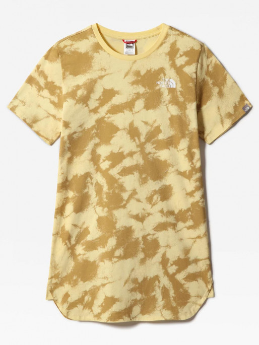 THE NORTH FACE Αθλητικό Φόρεμα W SIMPLE DOME TEE DRESS UPDATE, Pale Banana Retro Dye Print