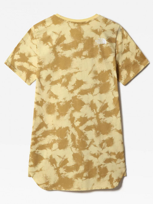 THE NORTH FACE Αθλητικό Φόρεμα W SIMPLE DOME TEE DRESS UPDATE, Pale Banana Retro Dye Print
