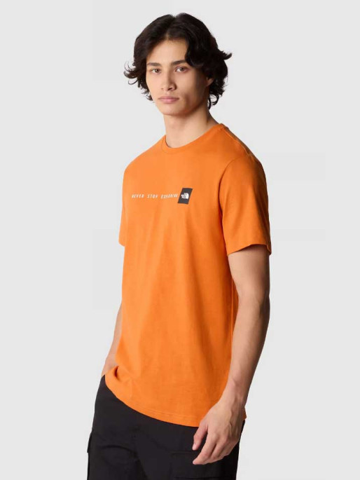 THE NORTH FACE T-shirt M S/S NEVER STOP EXPLORING