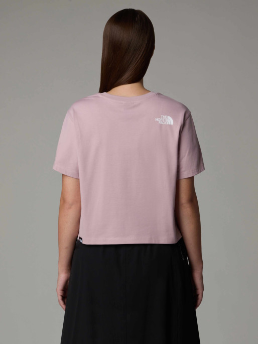 THE NORTH FACE W SIMPLE DOME CROPPED SLIM TEE