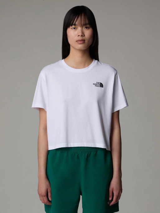 THE NORTH FACE W CROPPED SIMPLE DOME T-shirt