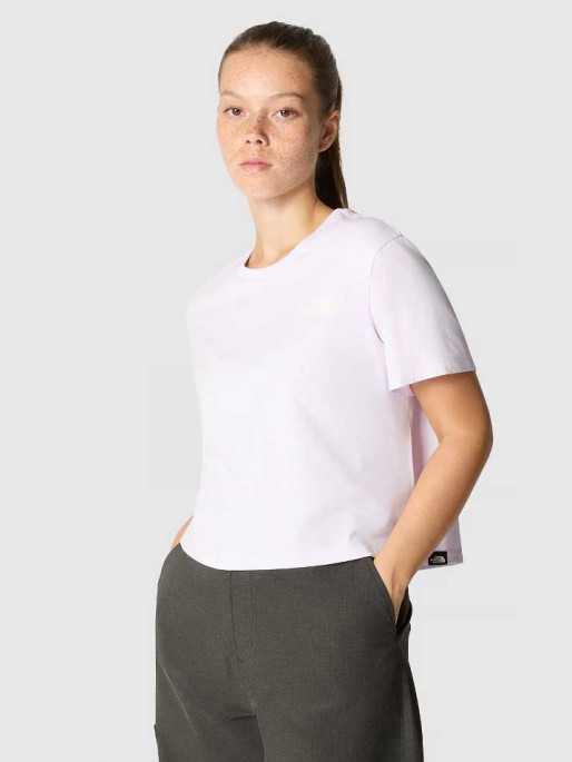 THE NORTH FACE W CROPPED SIMPLE DOME T-shirt