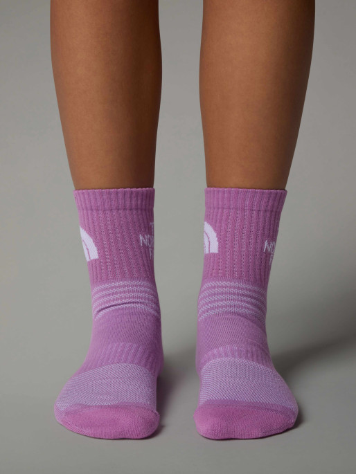 THE NORTH FACE MULTI SPORT CUSH QUARTER SOCK 3P Socks