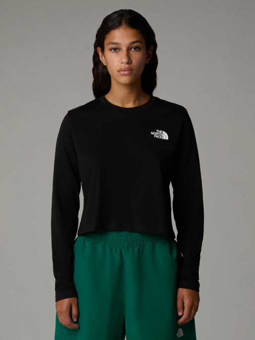 THE NORTH FACE W L/S SIMPLE DOME CROP TEE