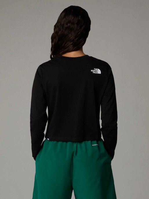 THE NORTH FACE W L/S SIMPLE DOME CROP TEE
