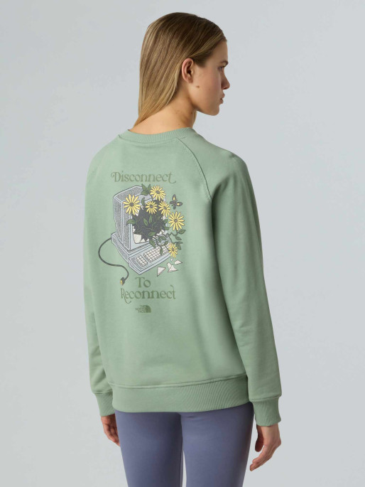 THE NORTH FACE W CONNECT RELAXED CREW SWEATSHIRT