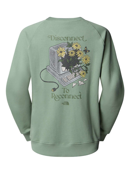 THE NORTH FACE W CONNECT RELAXED CREW SWEATSHIRT