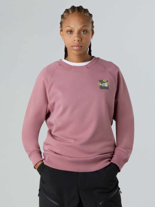 THE NORTH FACE W CONNECT RELAXED CREW SWEATSHIRT