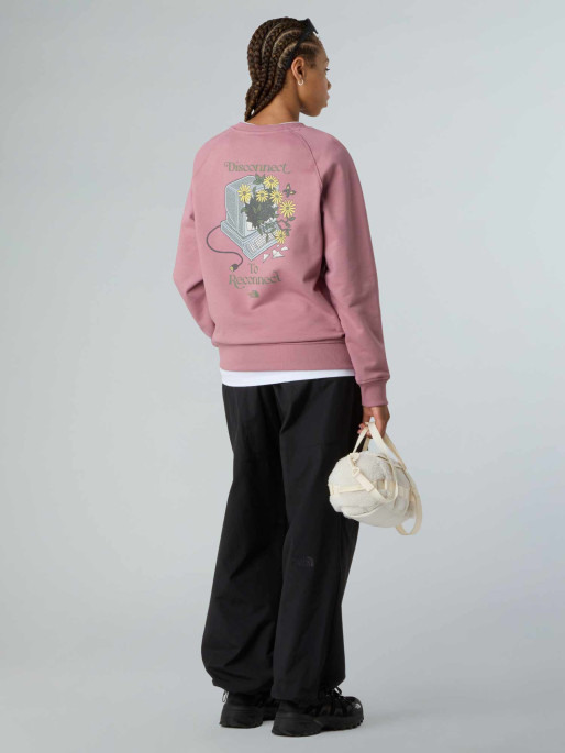 THE NORTH FACE W CONNECT RELAXED CREW SWEATSHIRT