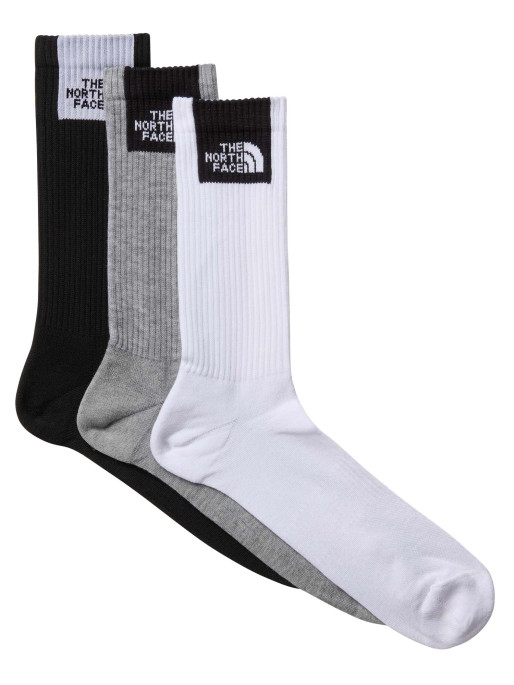 THE NORTH FACE MULTI SPORT FINE BOX CUSH CREW SOCK 3P