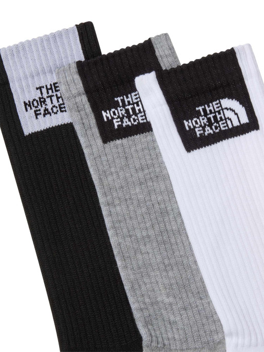 THE NORTH FACE MULTI SPORT FINE BOX CUSH CREW SOCK 3P