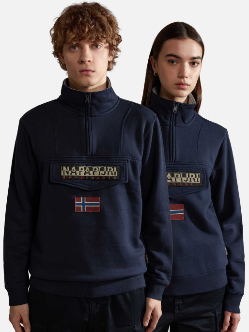 Napapijri clearance zip sweatshirt