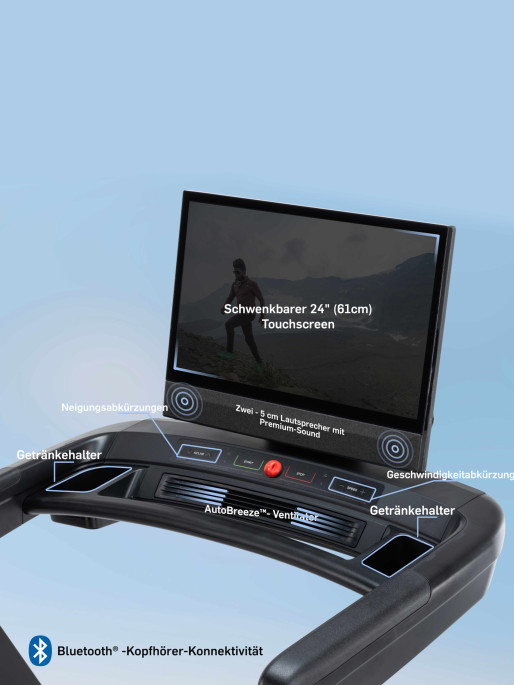 NORDICTRACK Treadmill NT Commercial 2450 22 km/ 4.25 HP