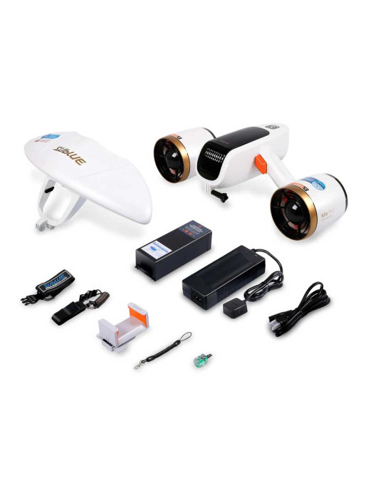 SUBLUE Подводен скутер WHITESHARK MIX PRO White 122 Wh