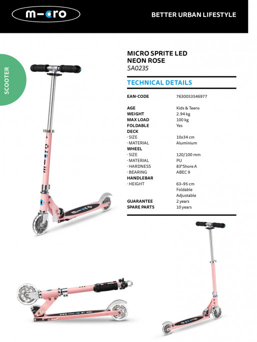 MICRO Sprite LED Scooter