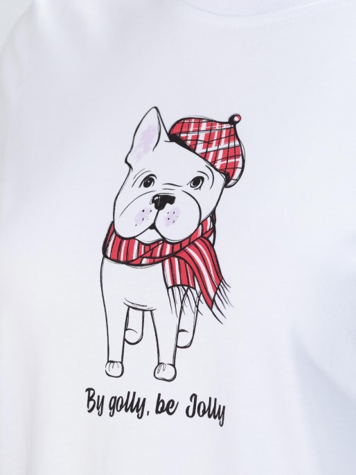 BRILLE Christmas T-shirt DOG