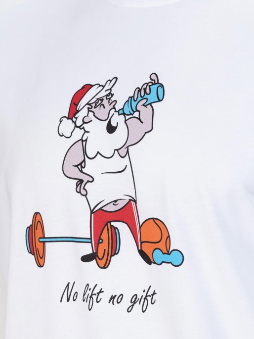 BRILLE Christmas T-shirt No lift no Gift