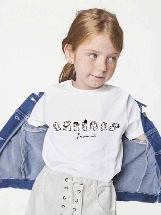 BRILLE Christmas T-shirt Snow cute